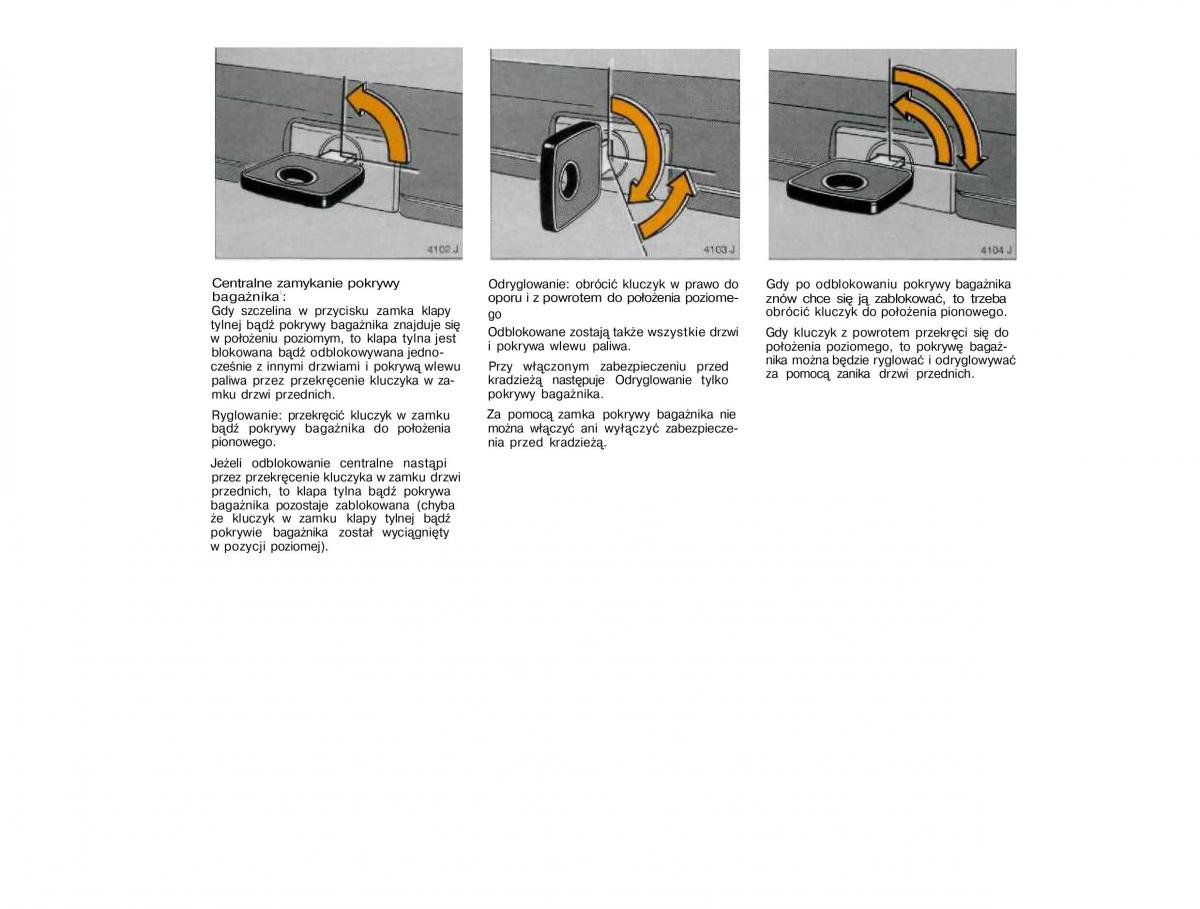 Opel Vectra A Vauxhall Cavalier instrukcja obslugi / page 36