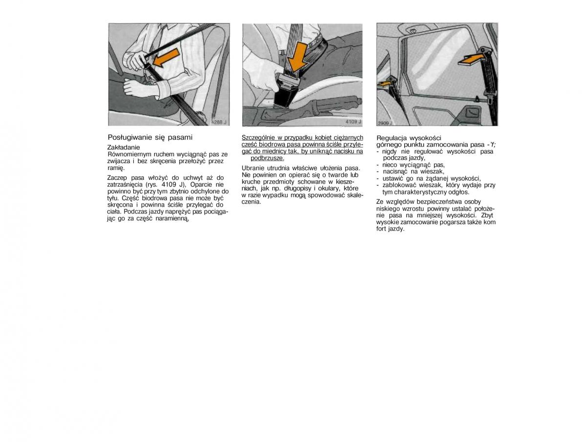 Opel Vectra A Vauxhall Cavalier instrukcja obslugi / page 44