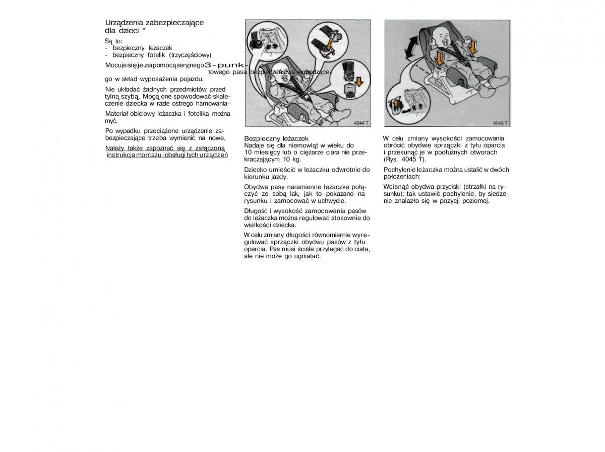 Opel Vectra A Vauxhall Cavalier instrukcja obslugi / page 48