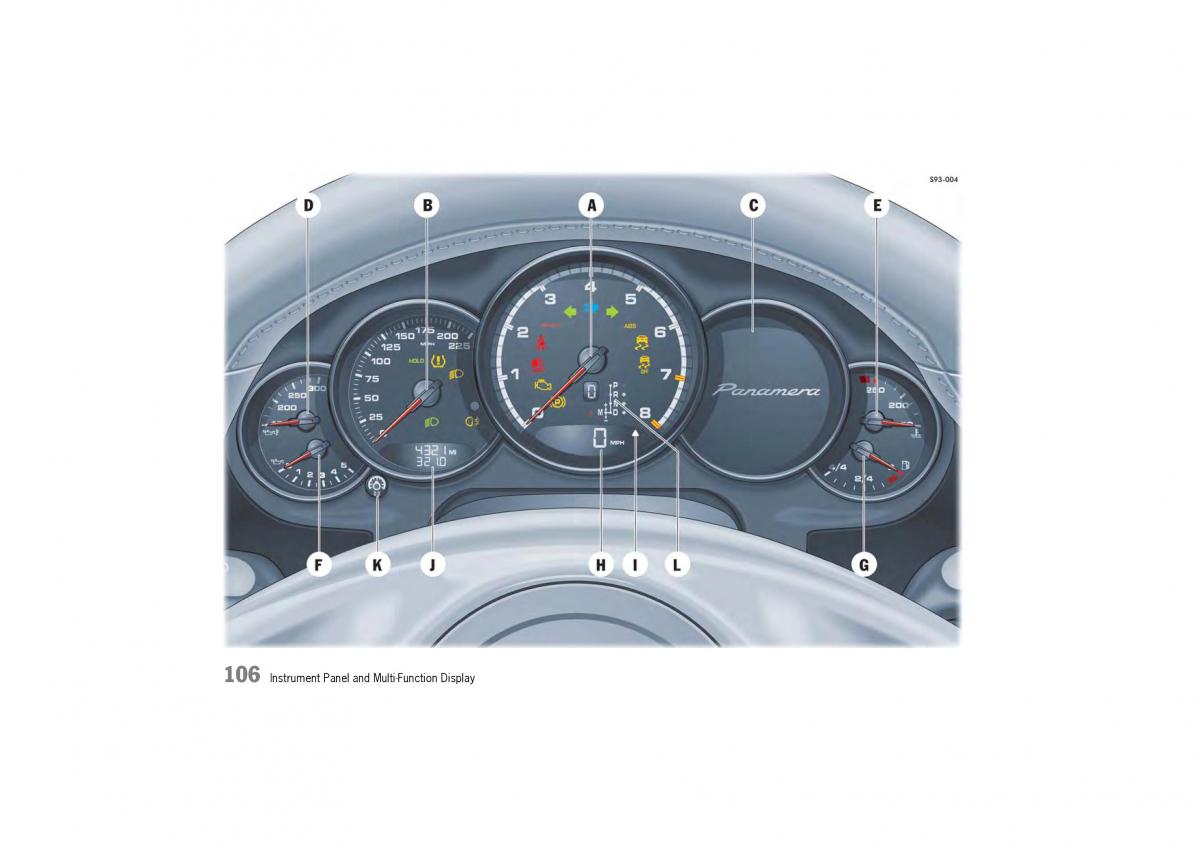 Porsche Panamera 970 owners manual / page 108