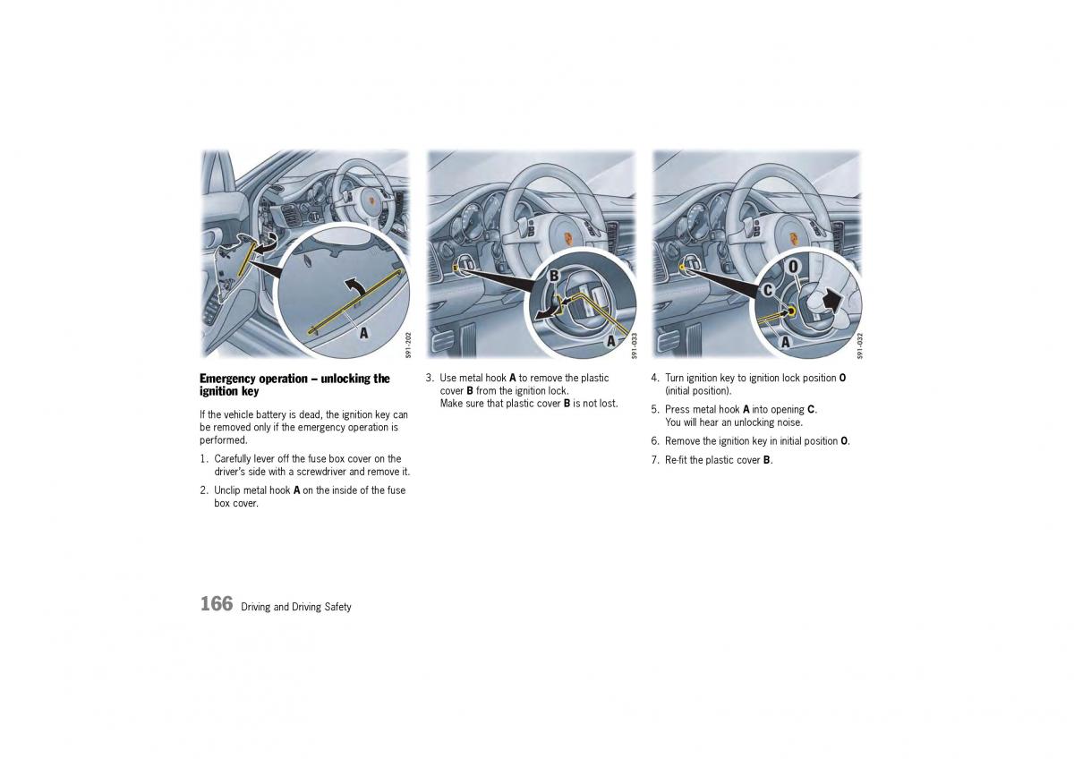 Porsche Panamera 970 owners manual / page 168