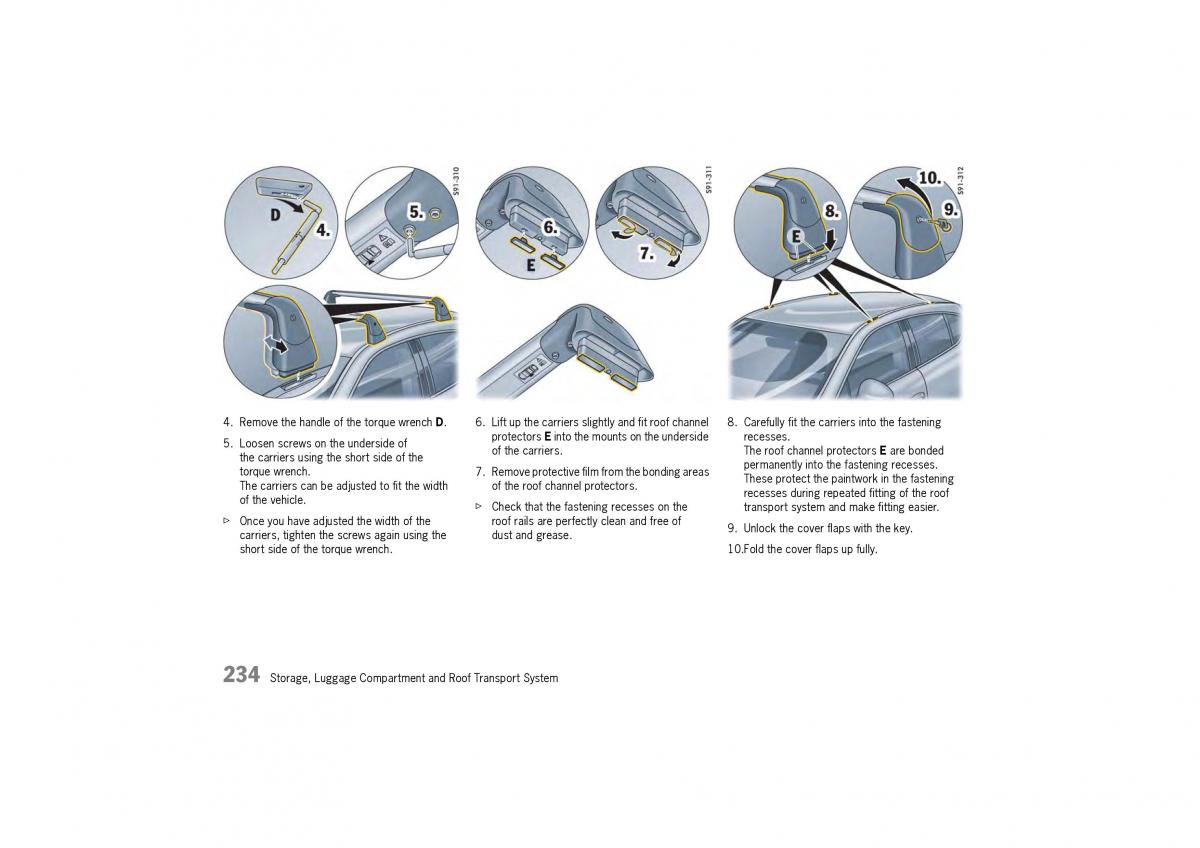 Porsche Panamera 970 owners manual / page 236