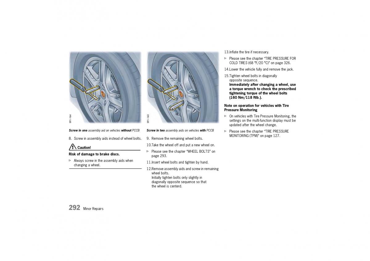 Porsche Panamera 970 owners manual / page 294