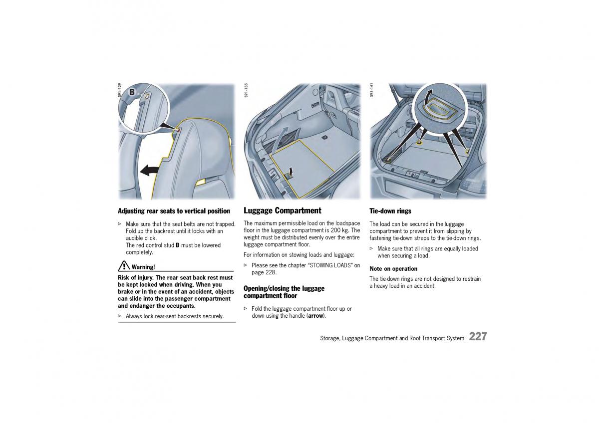 Porsche Panamera 970 owners manual / page 229