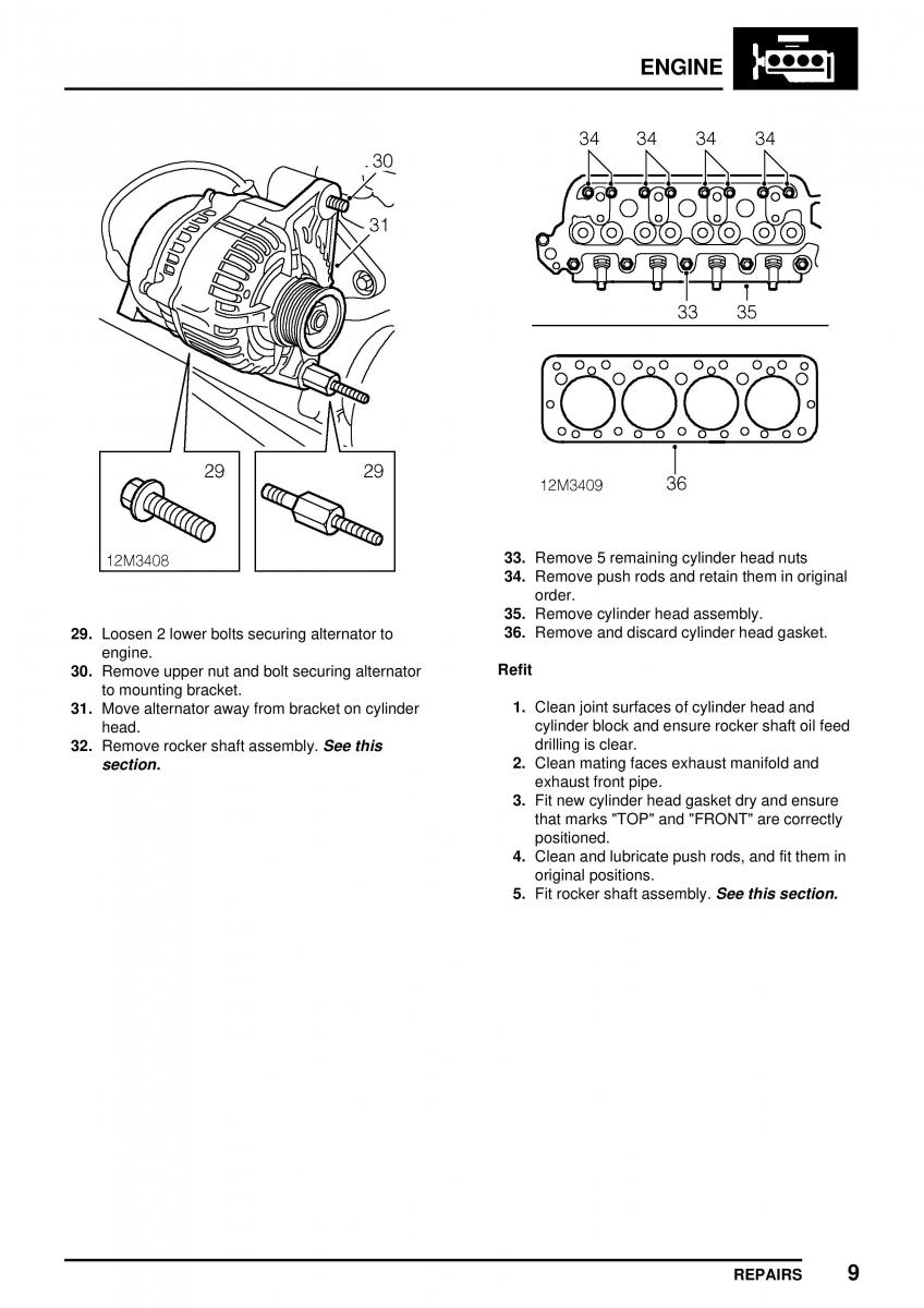 Mini Cooper workshop manual / page 63