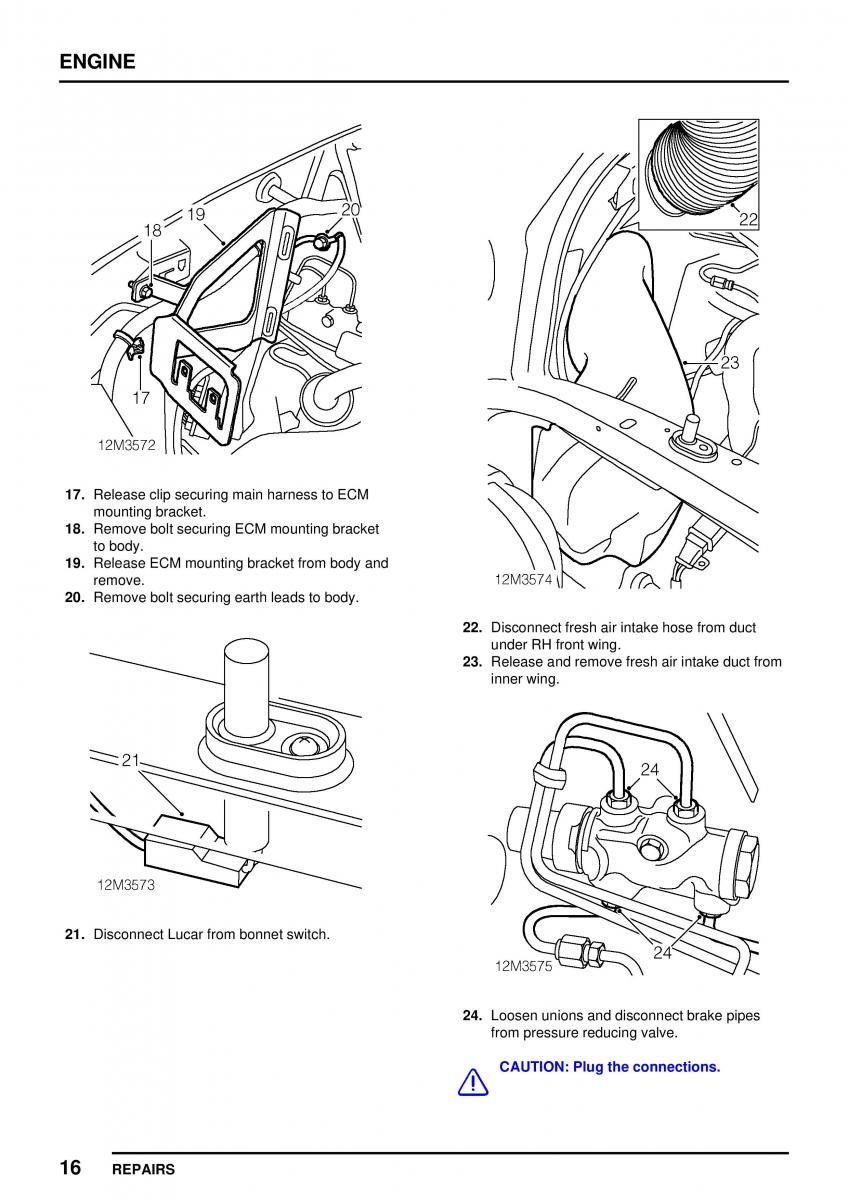 Mini Cooper workshop manual / page 70