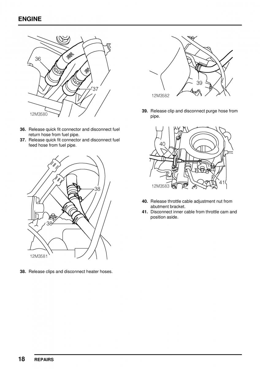 Mini Cooper workshop manual / page 72