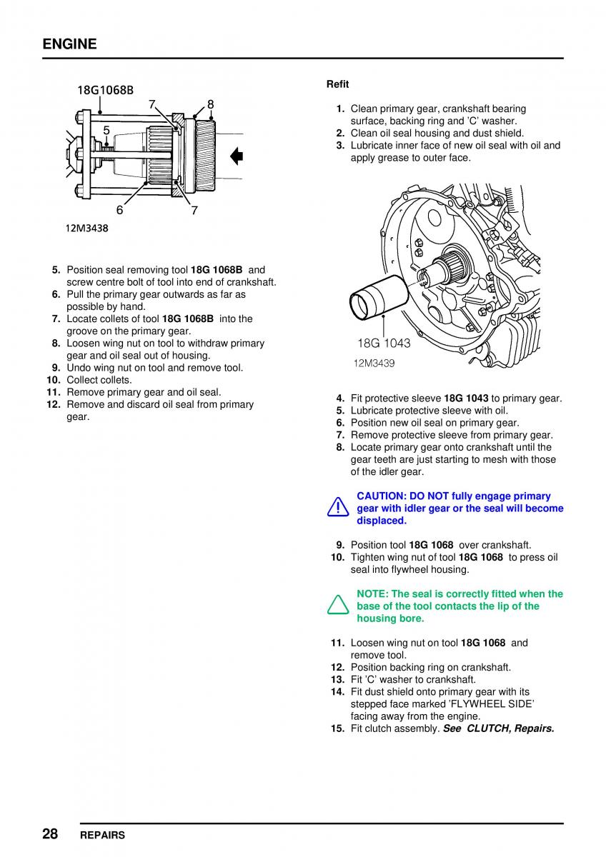 Mini Cooper workshop manual / page 82