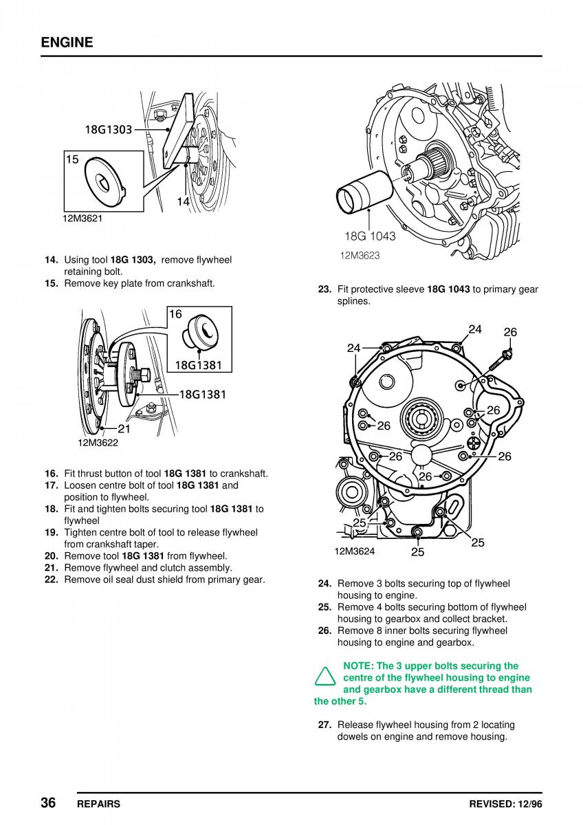 Mini Cooper workshop manual / page 90