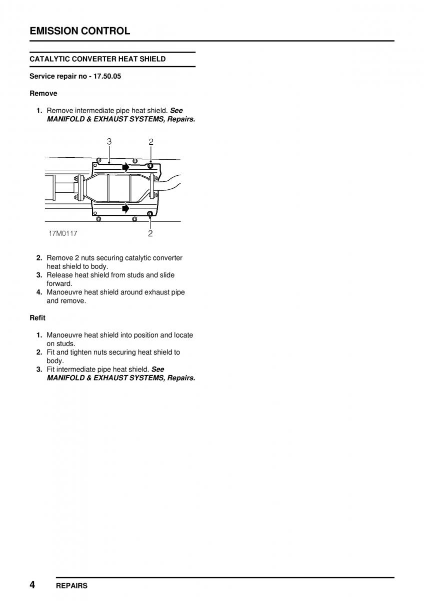 Mini Cooper workshop manual / page 104