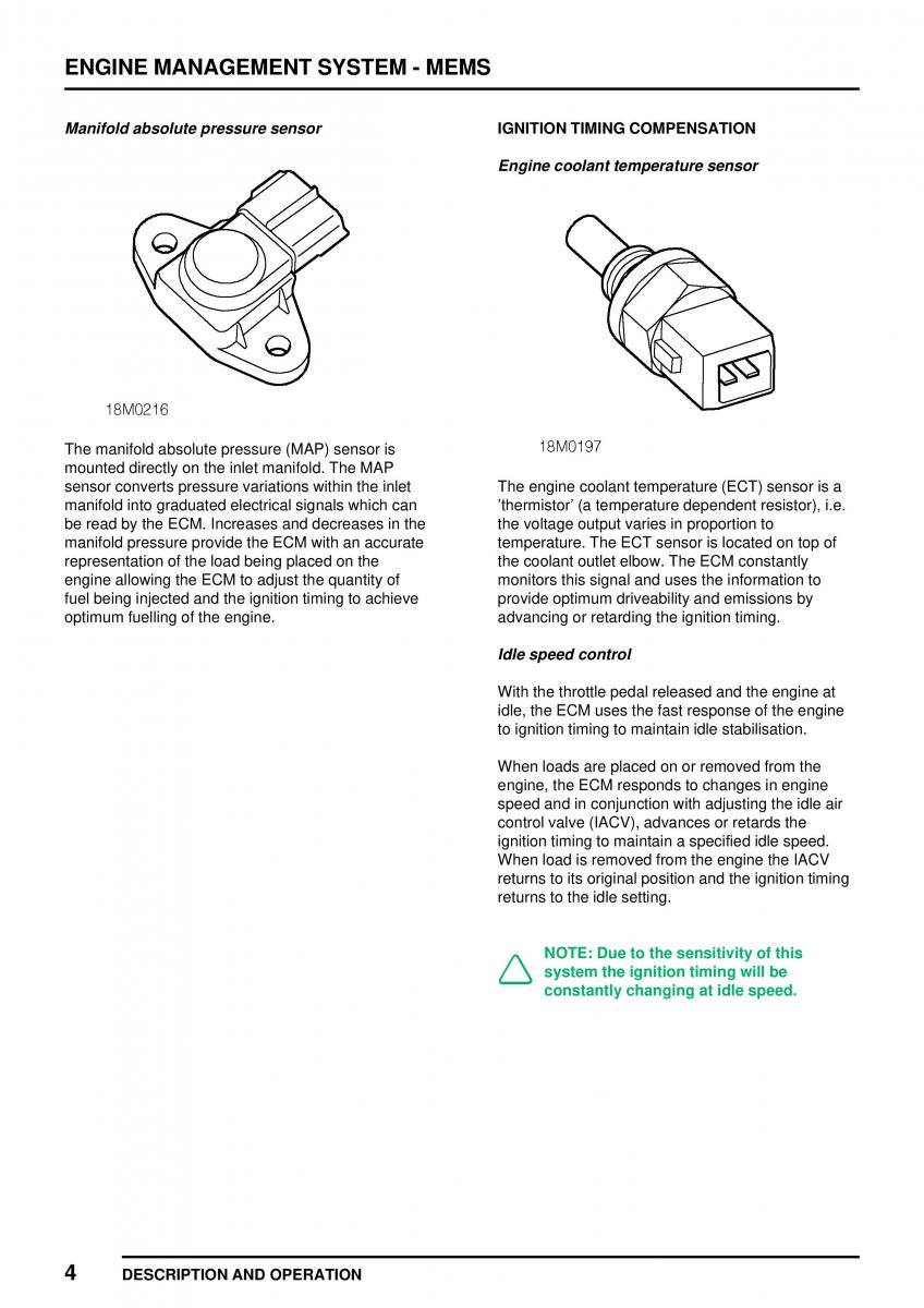 Mini Cooper workshop manual / page 110