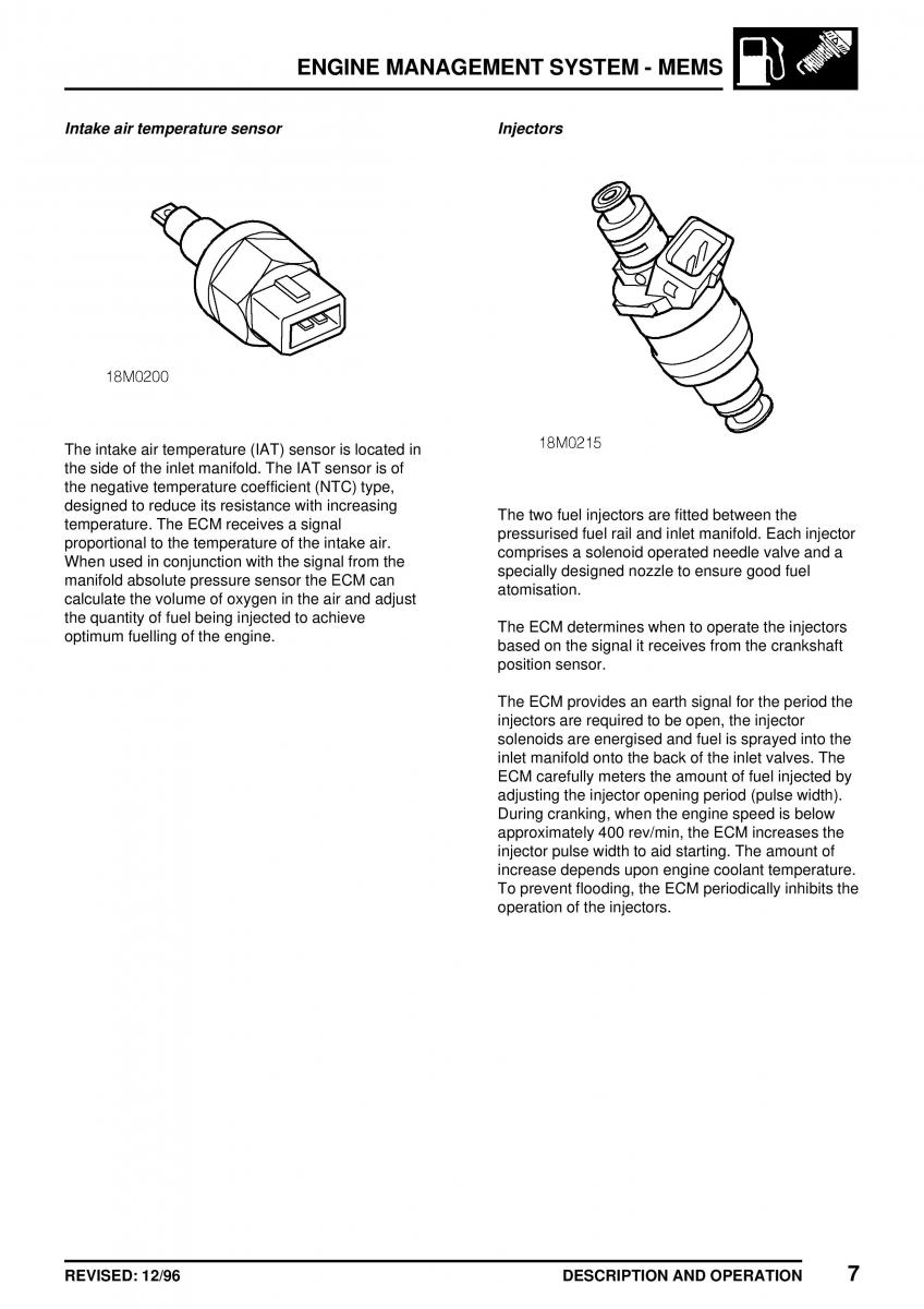 Mini Cooper workshop manual / page 113