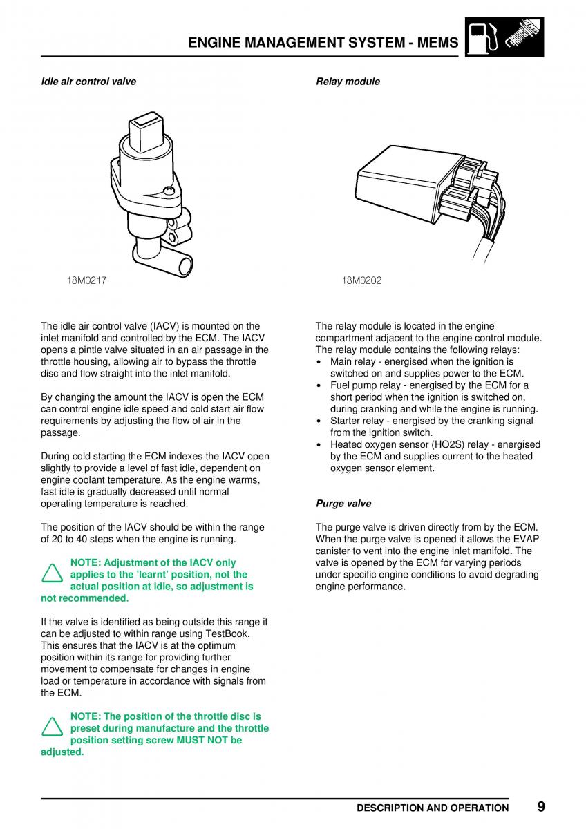 Mini Cooper workshop manual / page 115