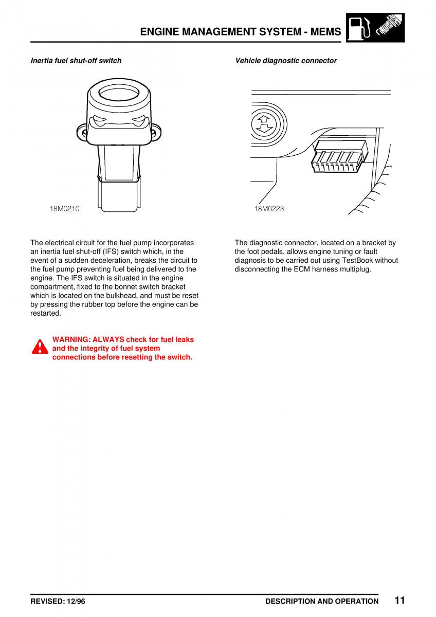 Mini Cooper workshop manual / page 117