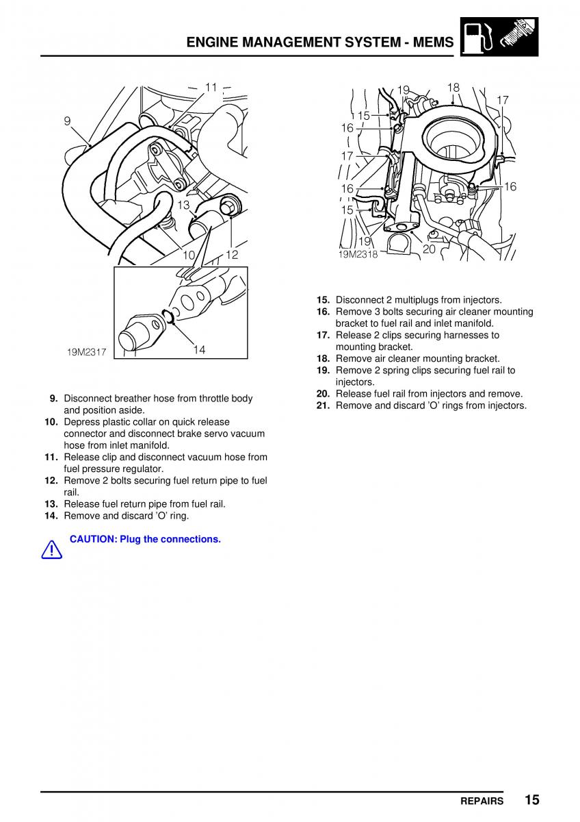 Mini Cooper workshop manual / page 135