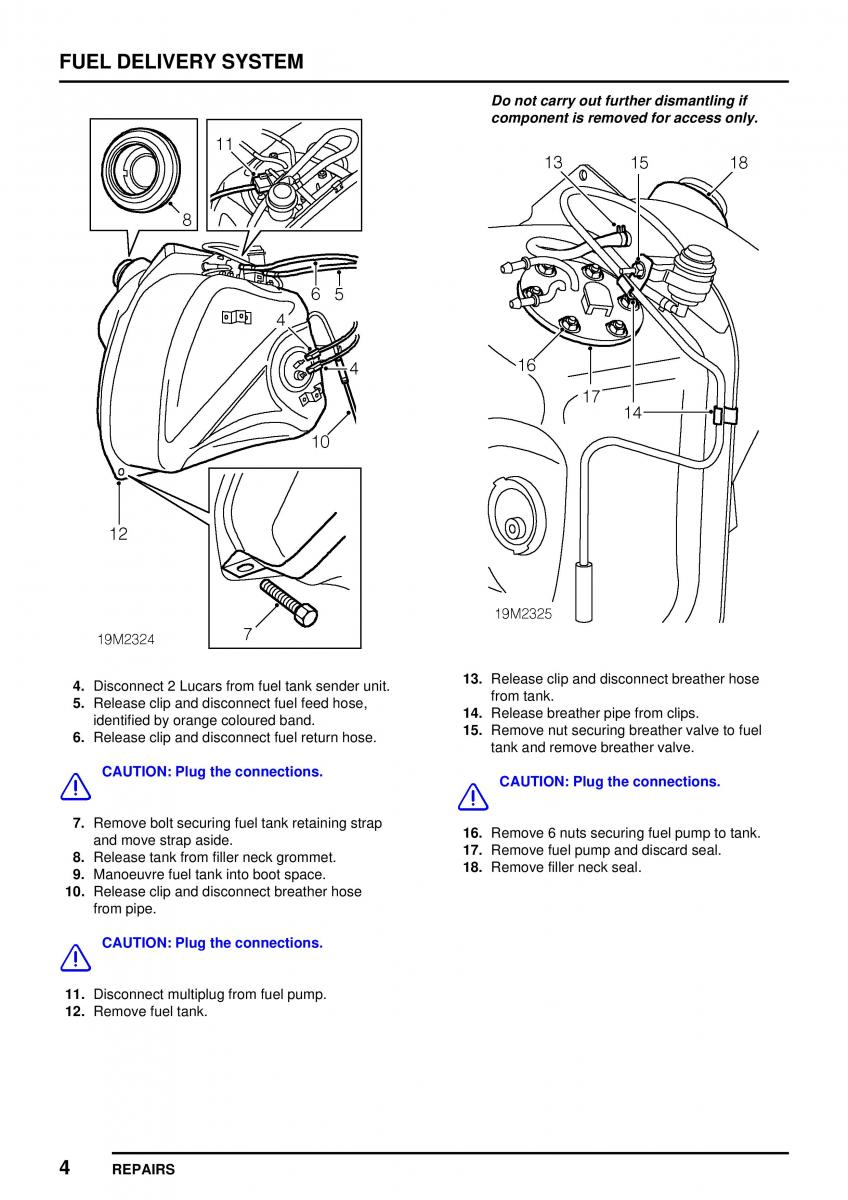 Mini Cooper workshop manual / page 144