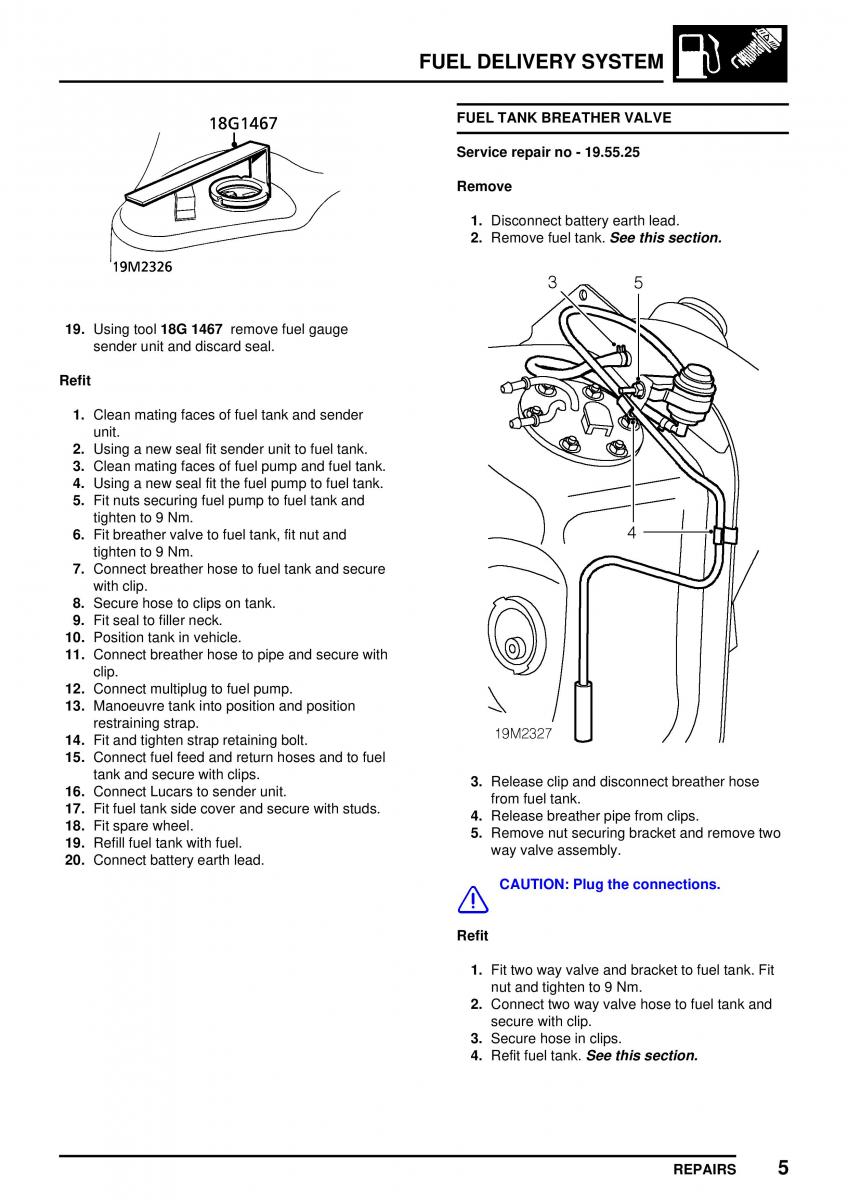 Mini Cooper workshop manual / page 145