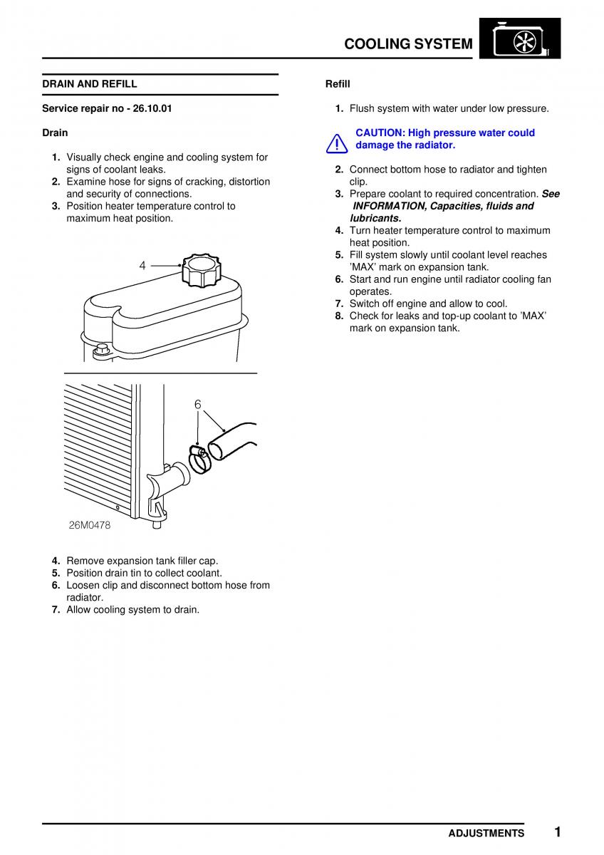 Mini Cooper workshop manual / page 153