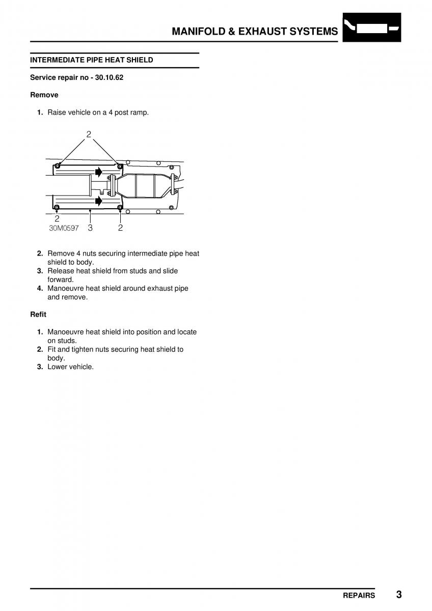 Mini Cooper workshop manual / page 169