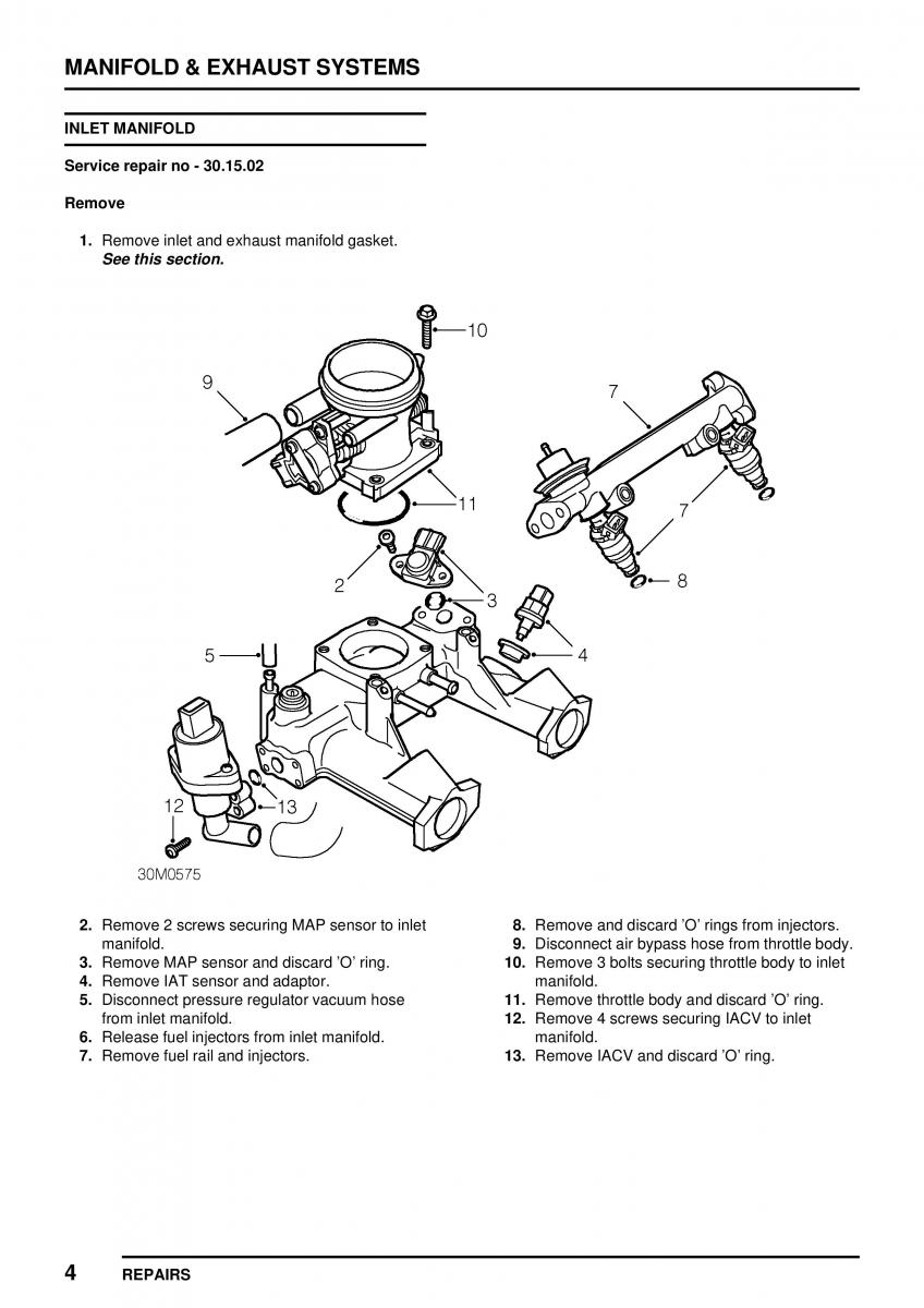 Mini Cooper workshop manual / page 170