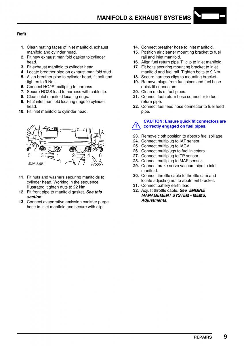 Mini Cooper workshop manual / page 175