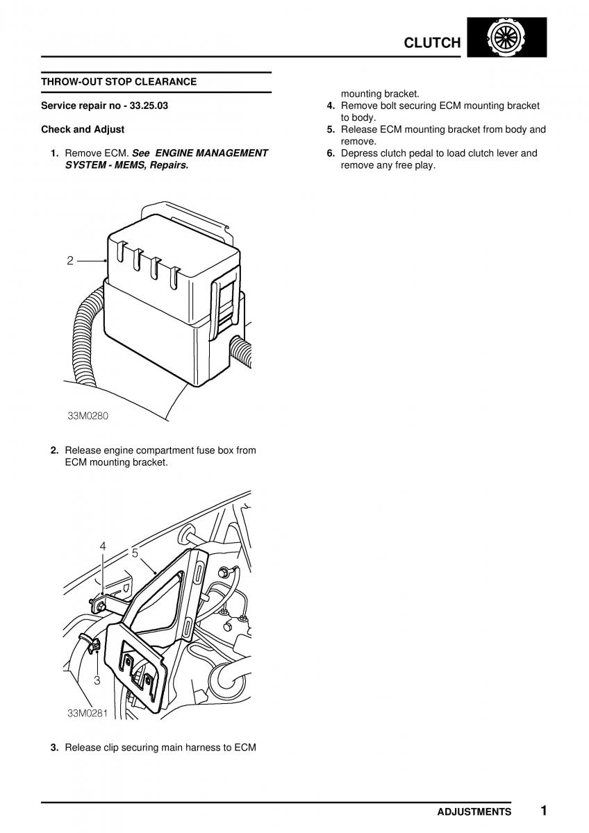 Mini Cooper workshop manual / page 179