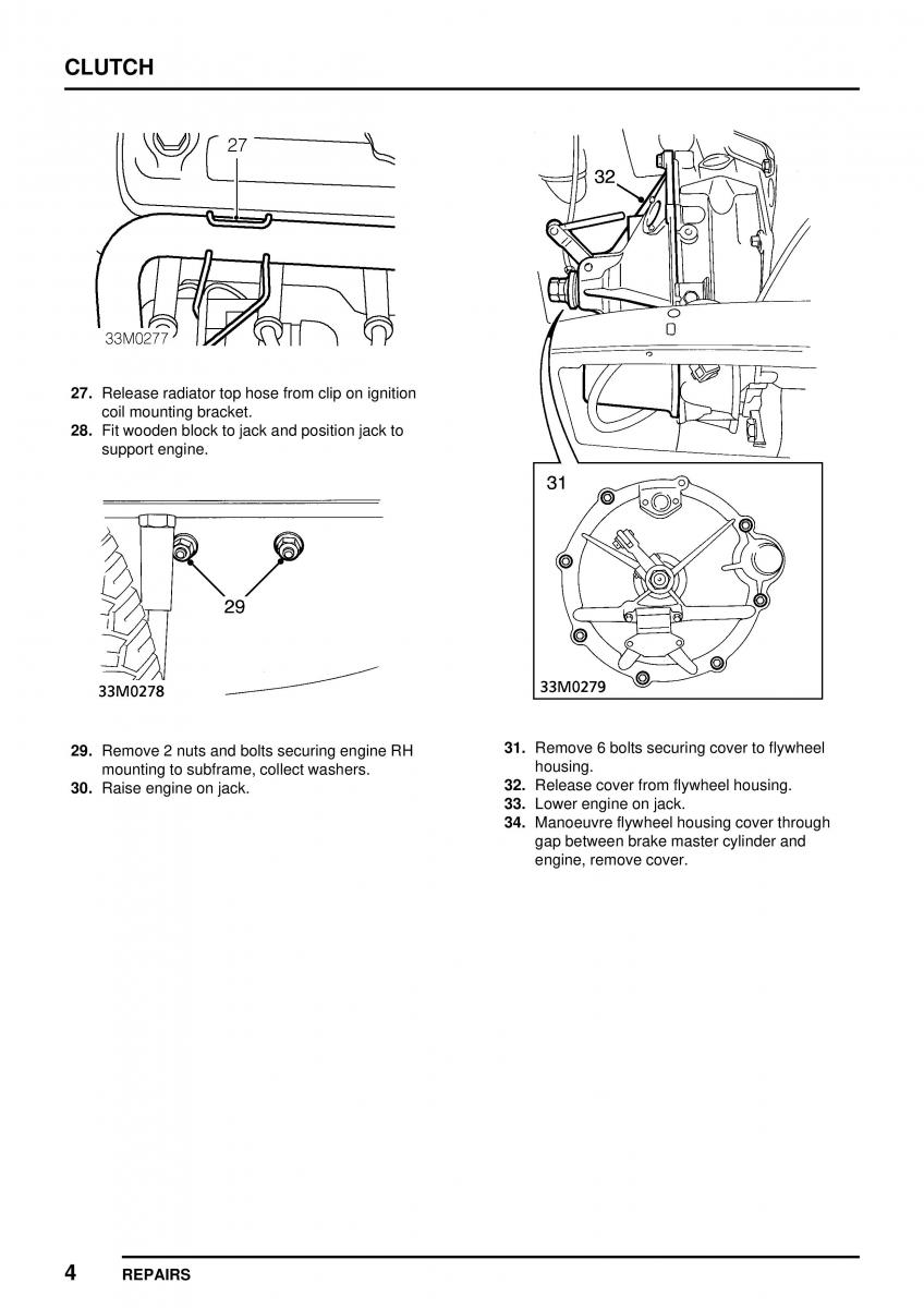 Mini Cooper workshop manual / page 184