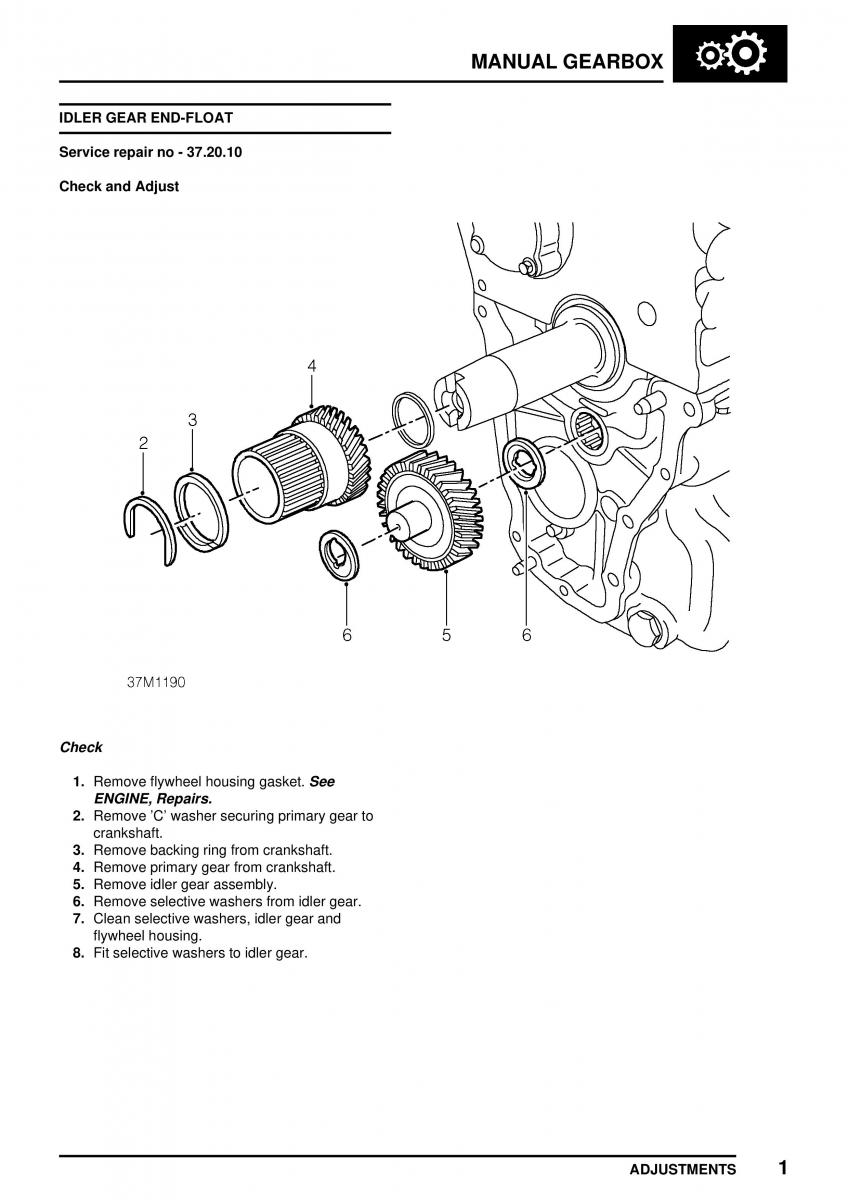 Mini Cooper workshop manual / page 195