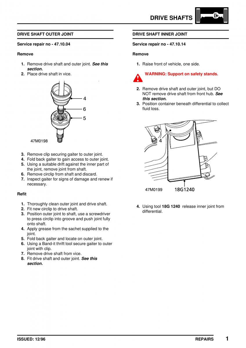 Mini Cooper workshop manual / page 205