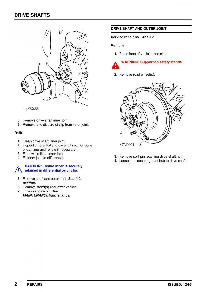 Mini Cooper workshop manual / page 206