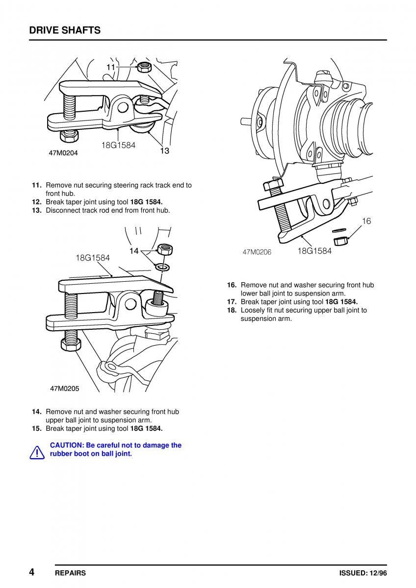 Mini Cooper workshop manual / page 208