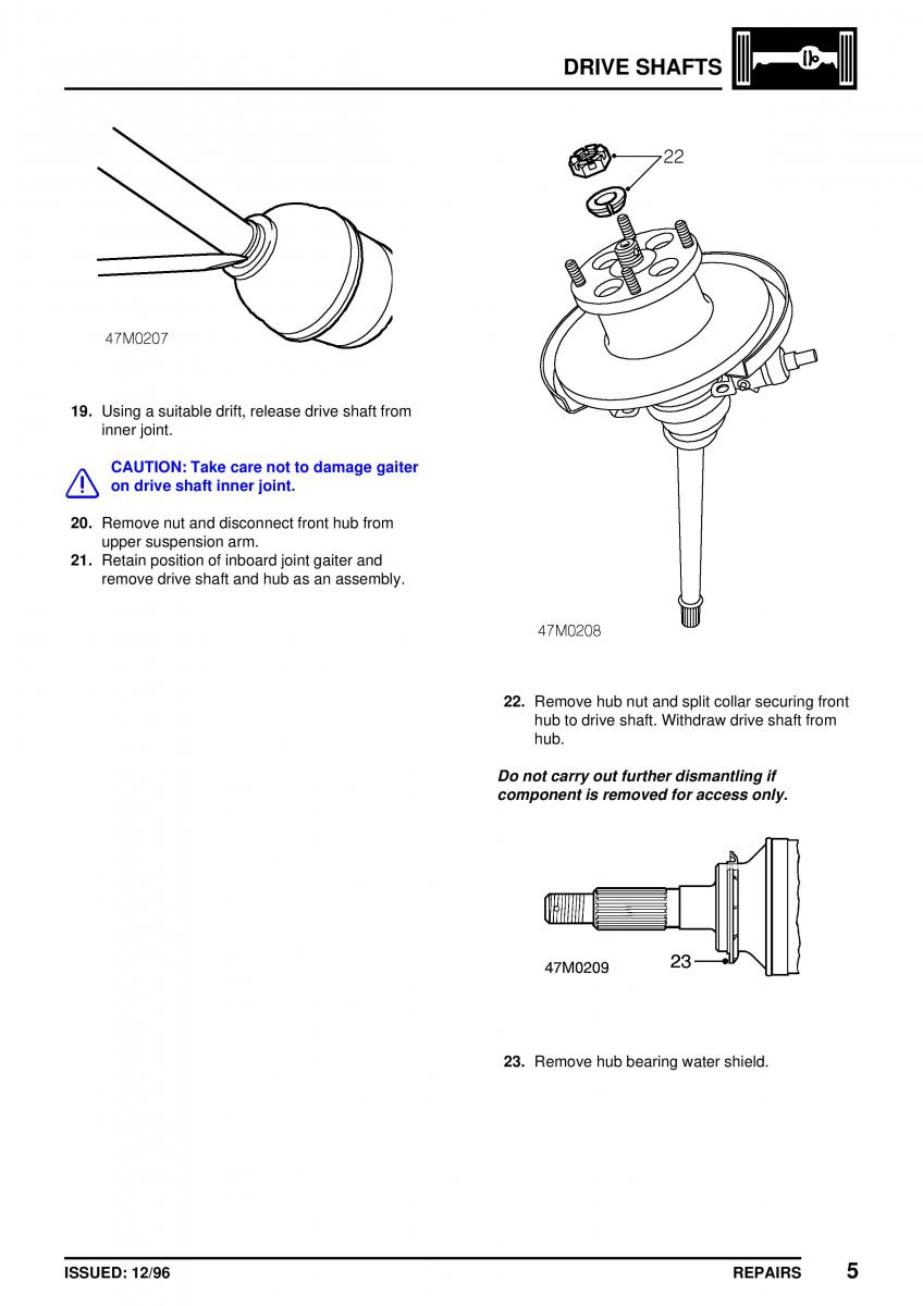 Mini Cooper workshop manual / page 209