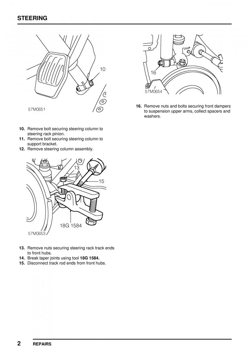 Mini Cooper workshop manual / page 216