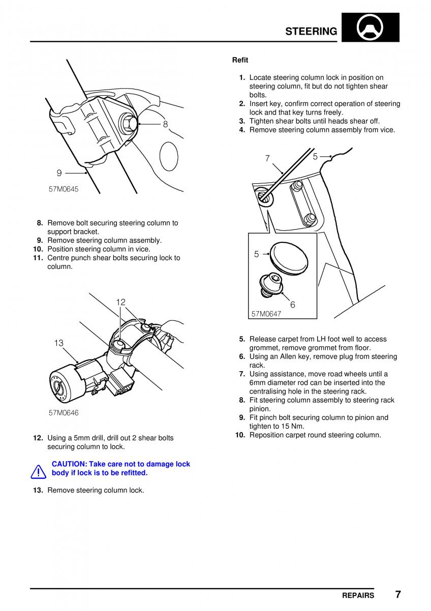 Mini Cooper workshop manual / page 221