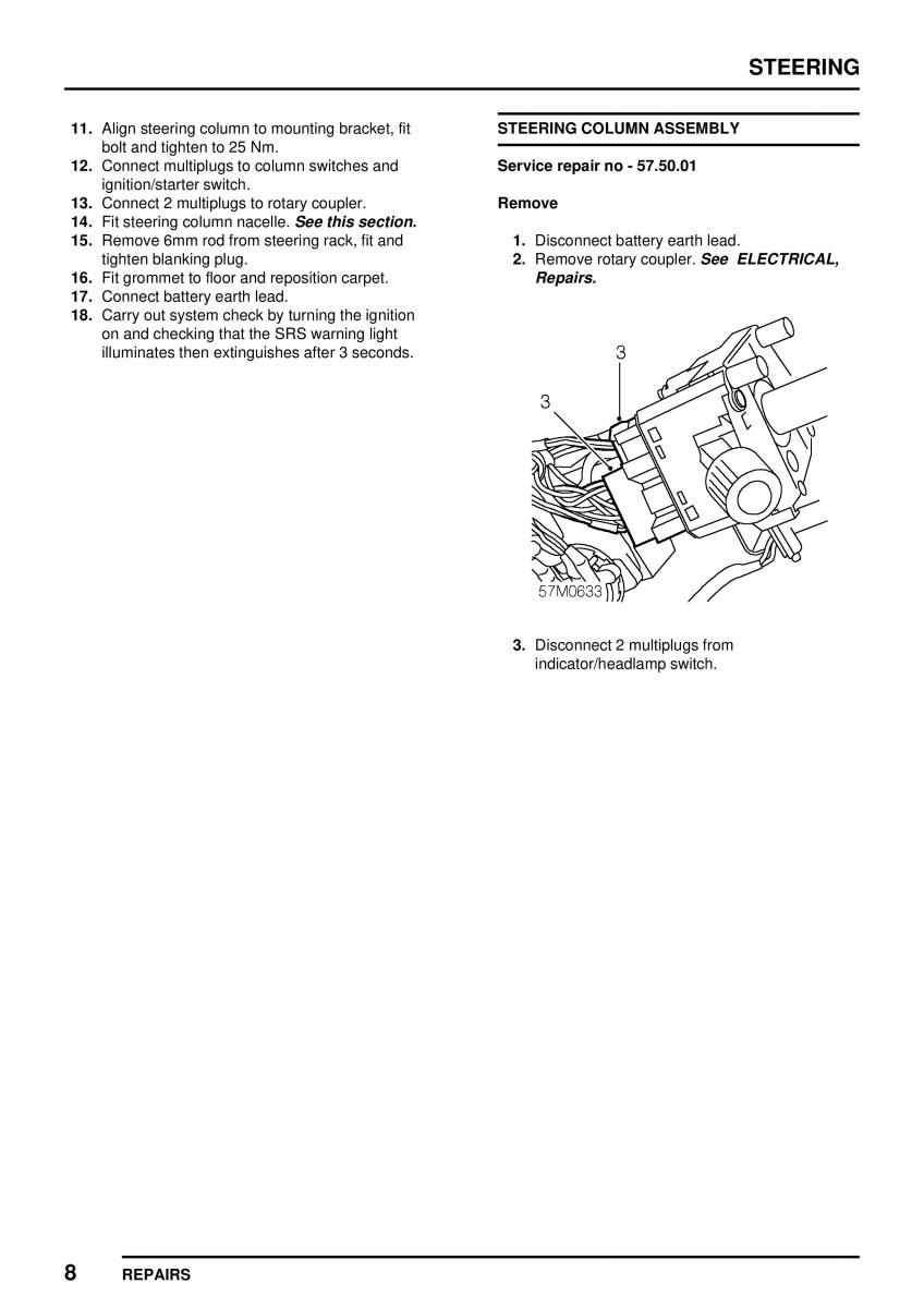 Mini Cooper workshop manual / page 222