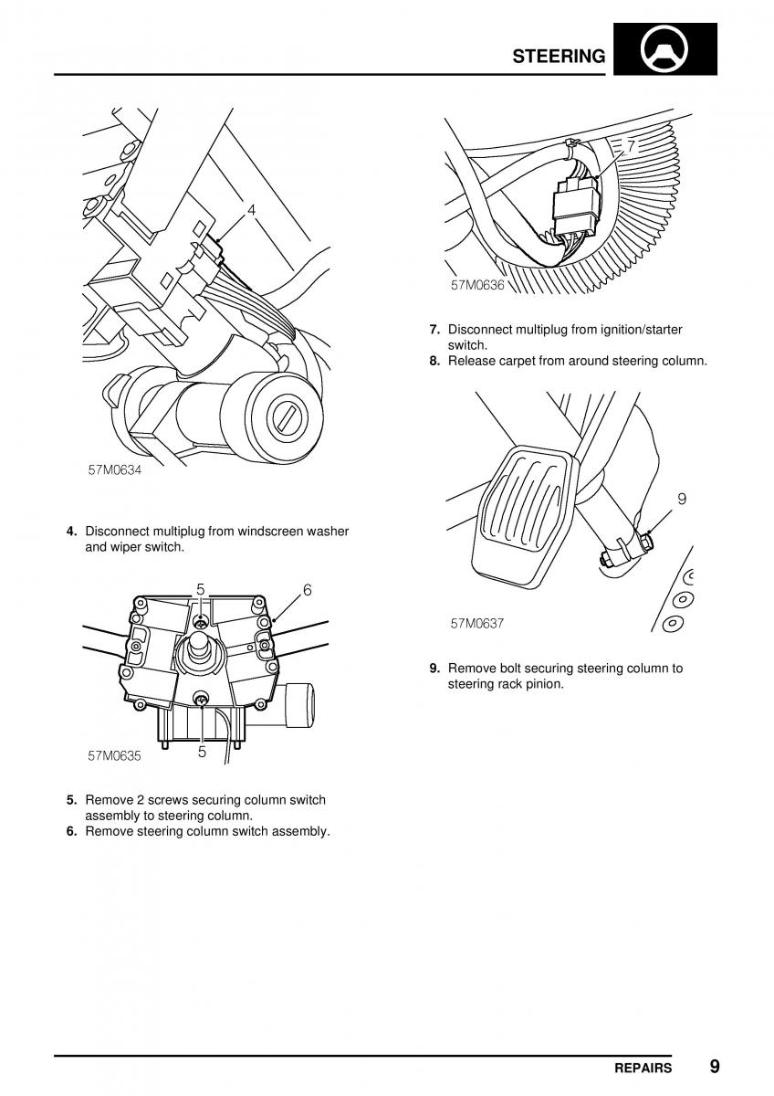 Mini Cooper workshop manual / page 223