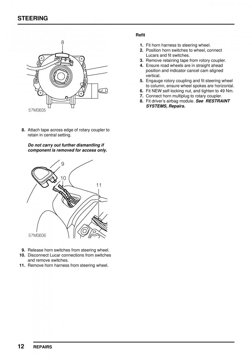 Mini Cooper workshop manual / page 226