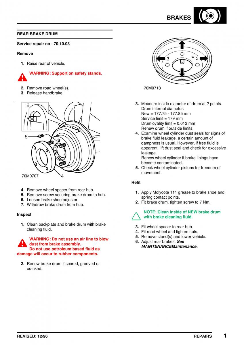 Mini Cooper workshop manual / page 239