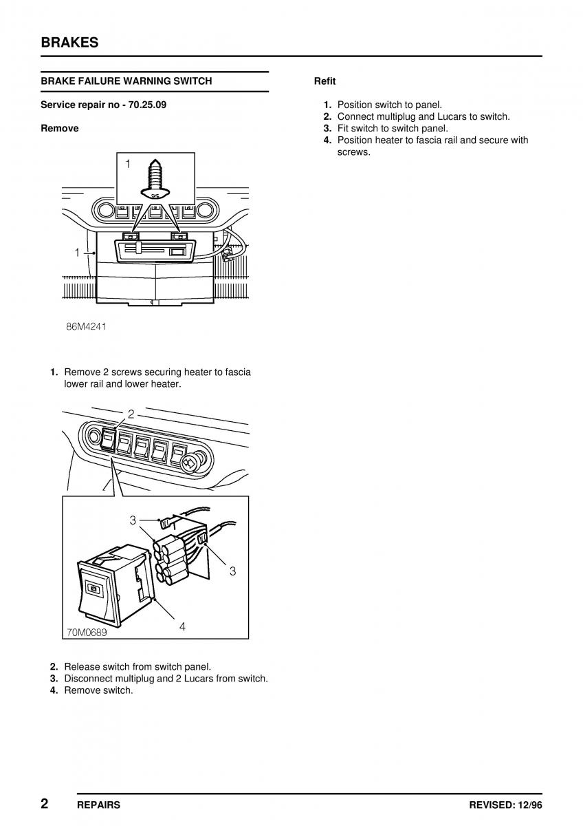 Mini Cooper workshop manual / page 240