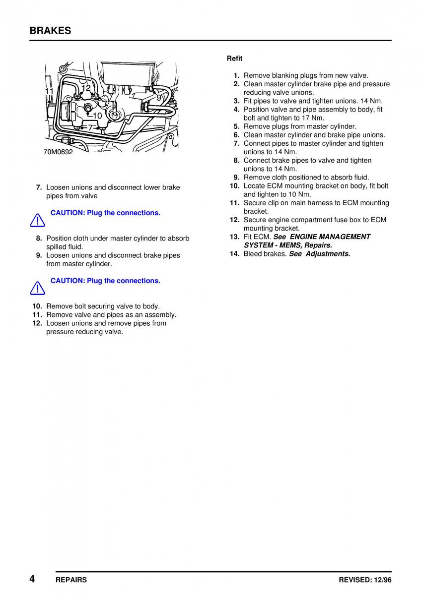 Mini Cooper workshop manual / page 242