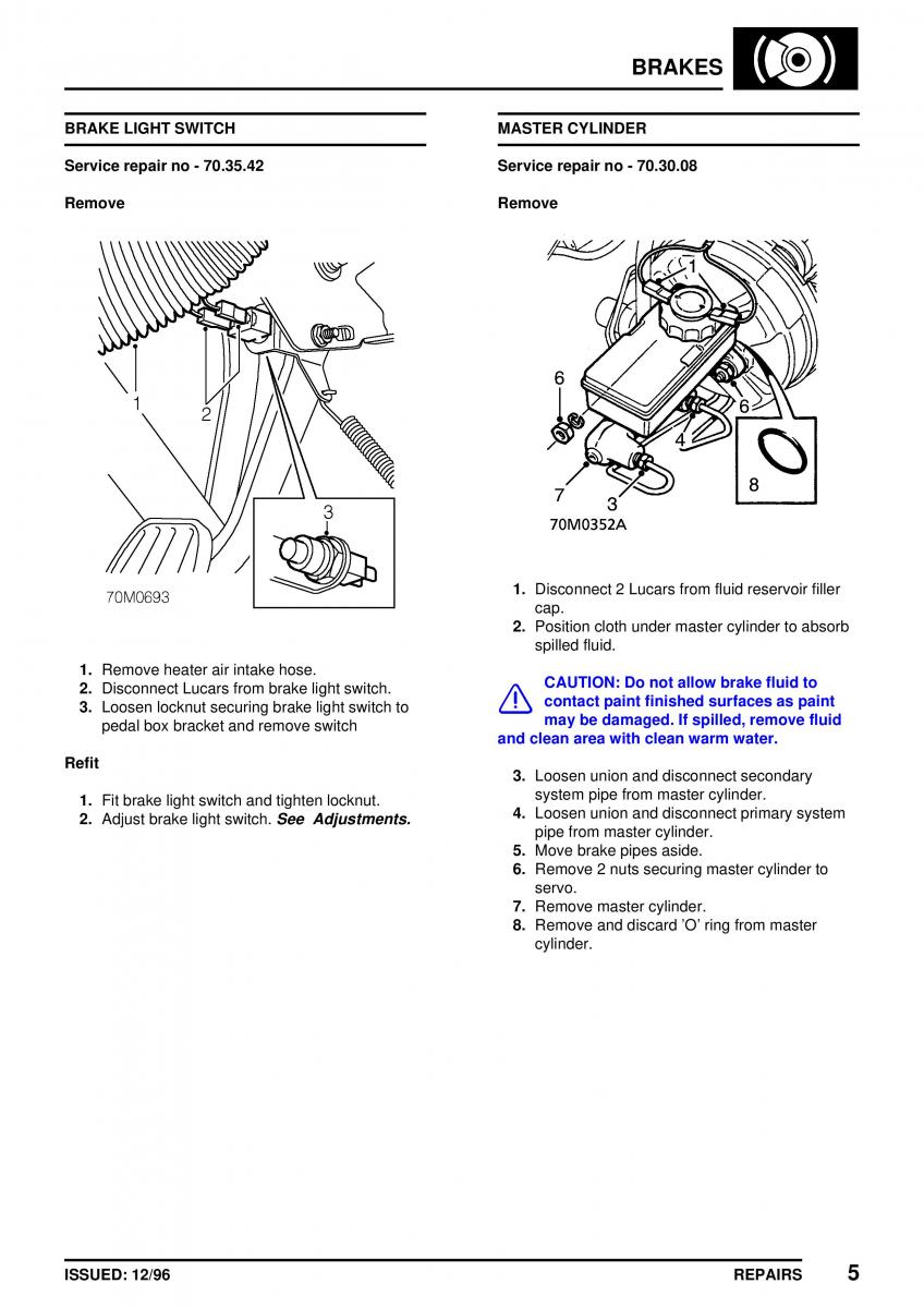 Mini Cooper workshop manual / page 243