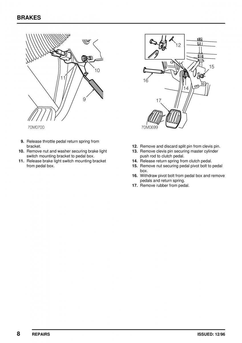 Mini Cooper workshop manual / page 246