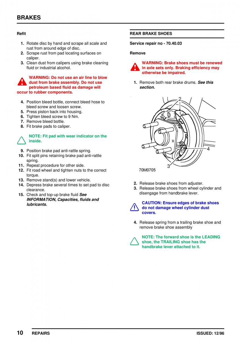 Mini Cooper workshop manual / page 248