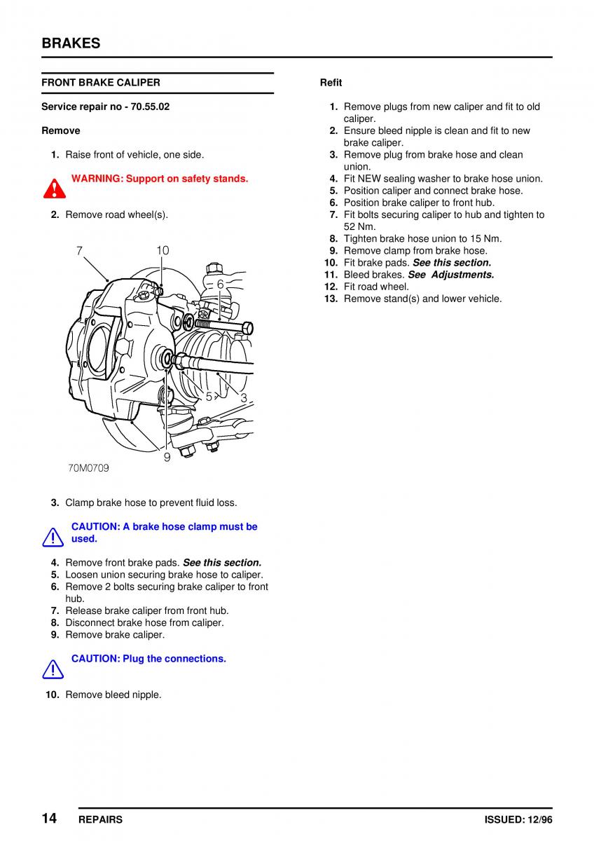 Mini Cooper workshop manual / page 252