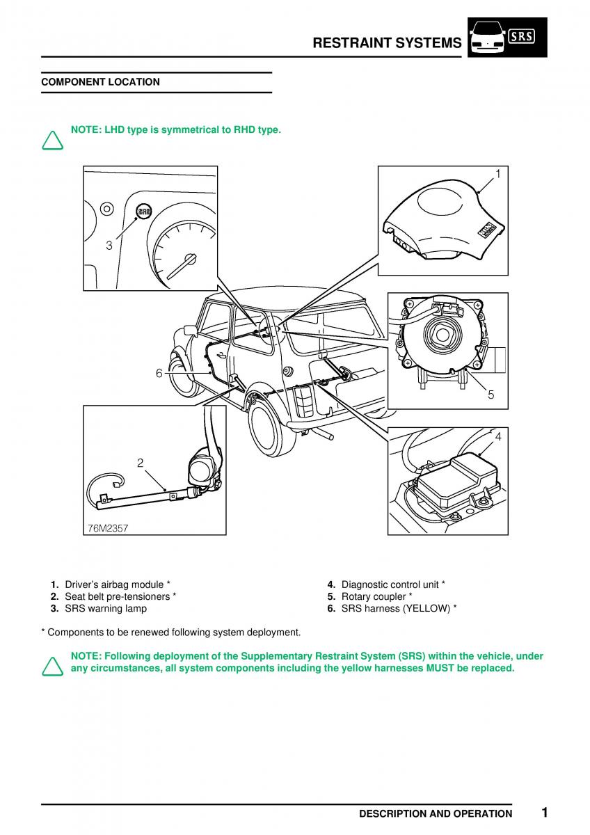 Mini Cooper workshop manual / page 259