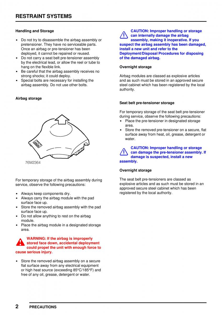 Mini Cooper workshop manual / page 264