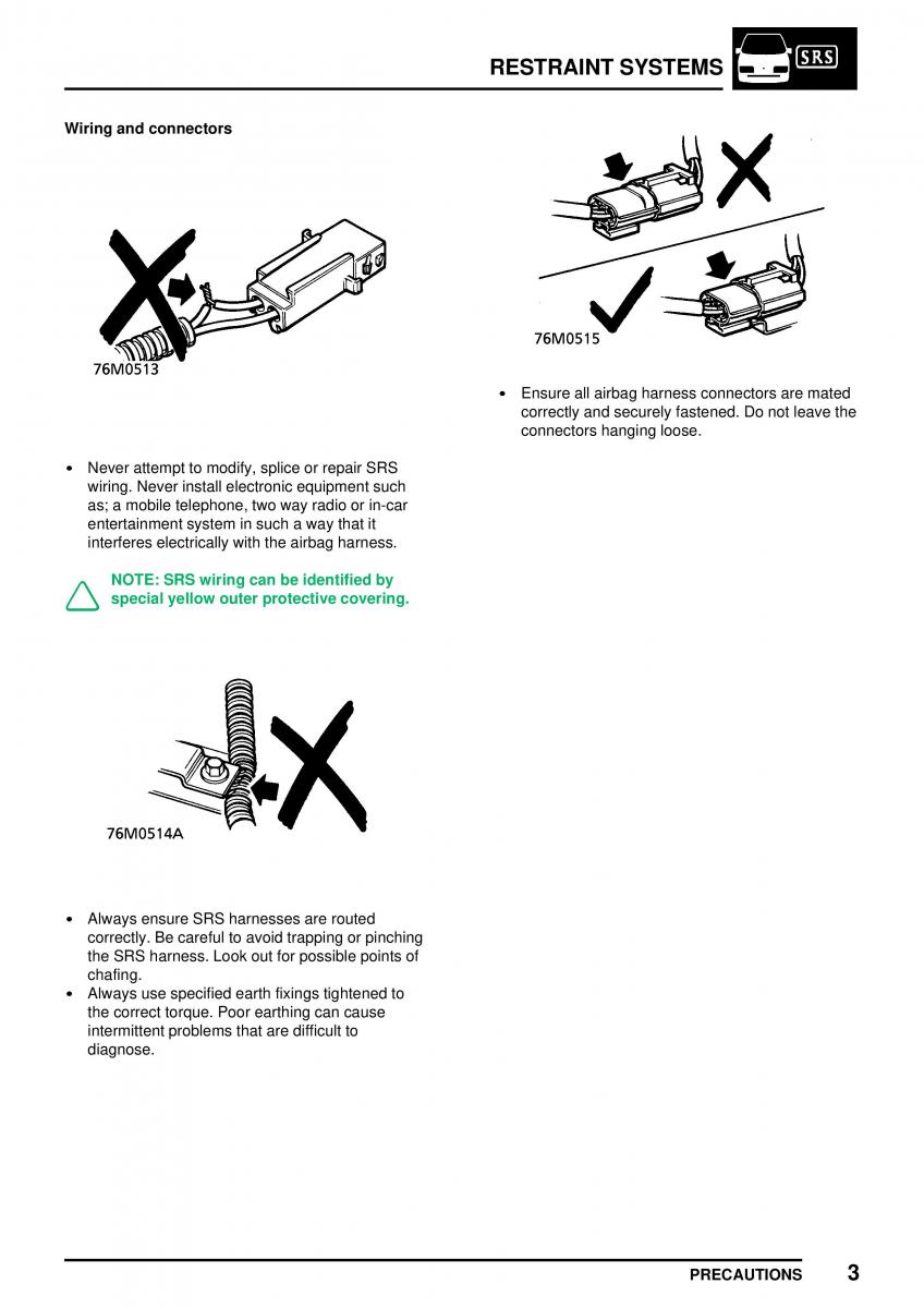 Mini Cooper workshop manual / page 265