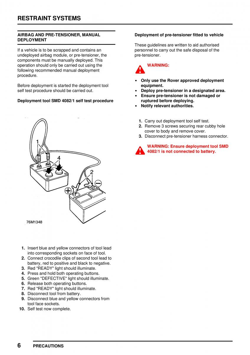 Mini Cooper workshop manual / page 268