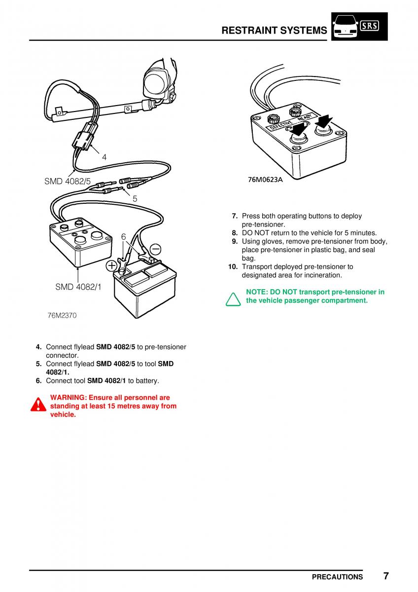 Mini Cooper workshop manual / page 269