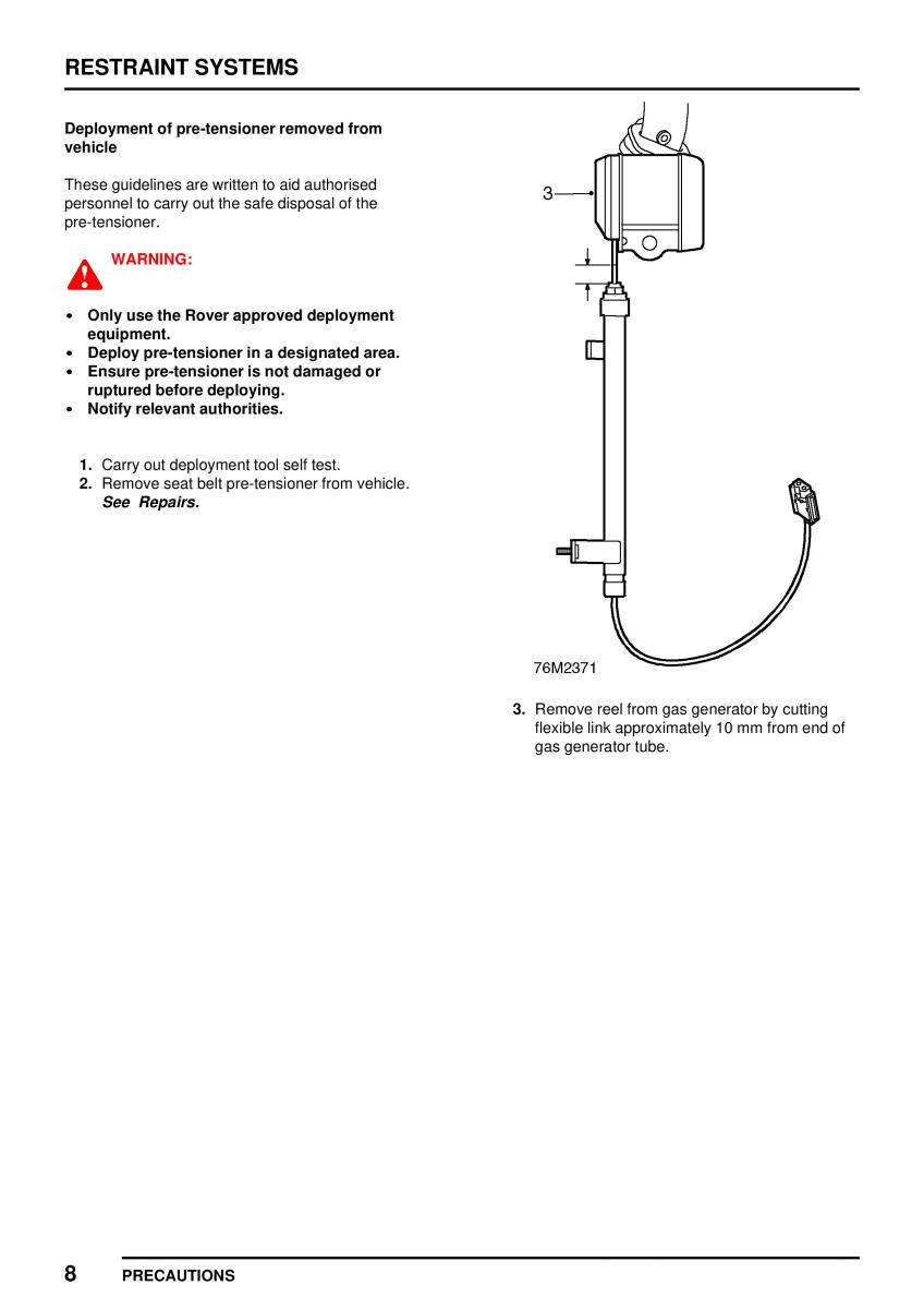 Mini Cooper workshop manual / page 270